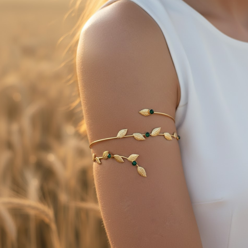 Aurora Flow Arm Cuff Bracelet