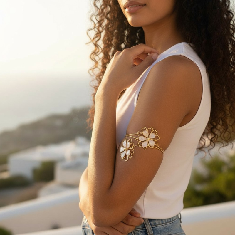 EternalBloom Arm Cuff Bracelet