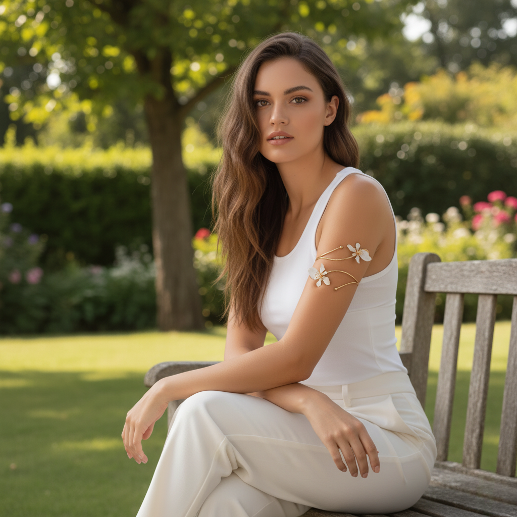 IvoryBloom Arm Cuff Bracelet