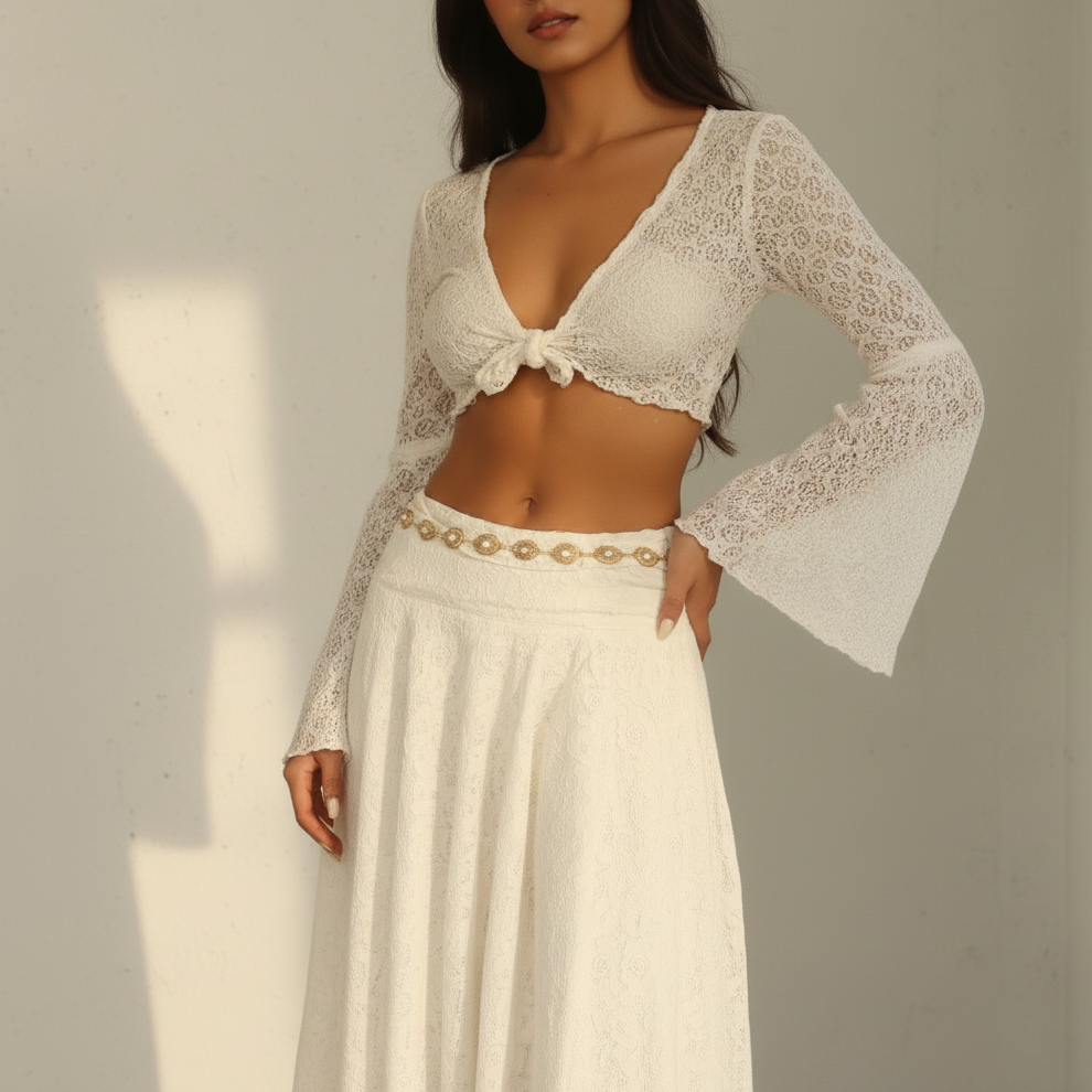 PearlGlow Belly Chain