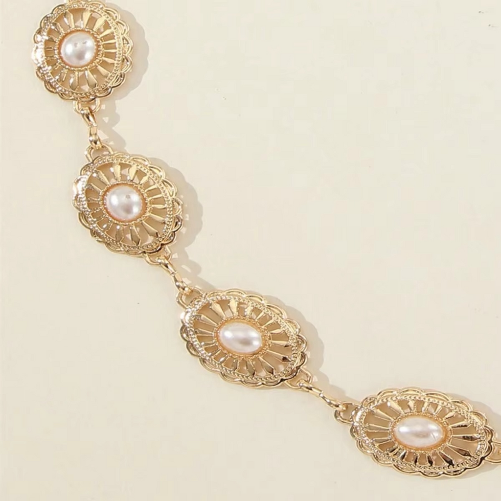 PearlGlow Belly Chain