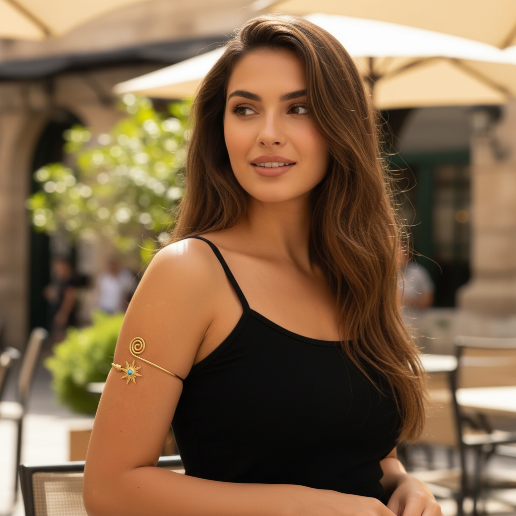 SunKissed Arm Cuff Bracelet